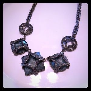 Vera Wang Dark Blue/Grey Necklace